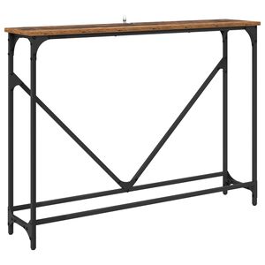 vidaXL Konzolov&yacute; stolek Star&eacute; dřevo 102 x 23 x 75 cm Kompozitn&iacute; dřevo