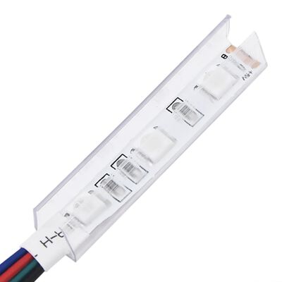 vidaXL Příborník s LED osvětlením bílý 60 x 37 x 67 cm