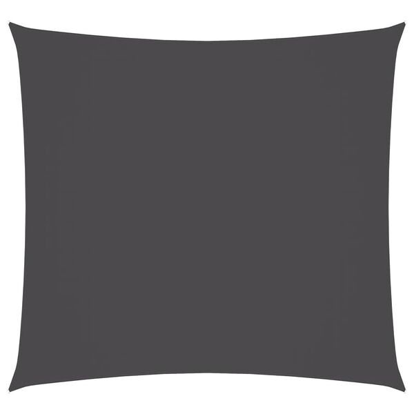 vidaXL St&iacute;n&iacute;c&iacute; plachta oxfordsk&aacute; l&aacute;tka čtvercov&aacute; 3 x 3 m antracitov&aacute;