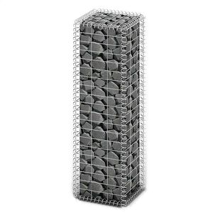 vidaXL Gabionov&yacute; ko&scaron; s v&iacute;ky z pozinkovan&eacute;ho dr&aacute;tu 100 x 30 x 30 cm