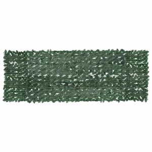 vidaXL Balk&oacute;nov&aacute; z&aacute;stěna s tmavě zelen&yacute;mi listy 300 x 100 cm