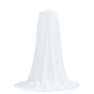 vidaXL Mosquito Net pro postel 156 s&iacute;ť 3 pcs B&iacute;l&aacute; Polyester