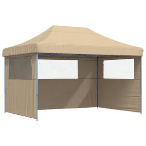 vidaXL Party Stan 279 x 410 x 315 cm B&eacute;žov&aacute; Oxford l&aacute;tka