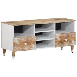 vidaXL TV skř&iacute;ňka 100x33,5x46 cm masivn&iacute; mangovn&iacute;kov&eacute; dřevo