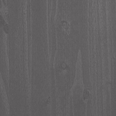 vidaXL Šatní skříň HAMAR světle šedá 99 x 45 x 137 cm masivní borovice