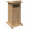 vidaXL Podium Artisanov&yacute; dub kompozitn&iacute; dřevo 55 x 55 x 107 cm