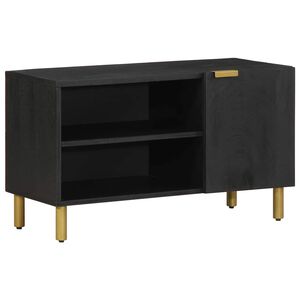 vidaXL TV skř&iacute;ňka čern&aacute; 80 x 33 x 46 cm kompozitn&iacute; dřevo