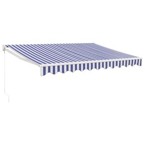 vidaXL Manu&aacute;ln&iacute; mark&yacute;za se sol&aacute;rn&iacute;m LED osvětlen&iacute;m 3 x 2,5 m