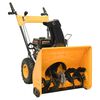 vidaXL Sněhov&aacute; fr&eacute;za 6,5 HP žlut&aacute; a čern&aacute;
