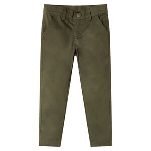 vidaXL Dětsk&eacute; kalhoty khaki 104
