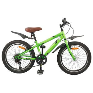 vidaXL Dětsk&eacute; Kolo 20 palců 6-Speed pro děti ve věku 6-11 let Zelen&aacute;
