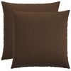 vidaXL Odhazovac&iacute; pol&scaron;t&aacute;ř 2 ks HEERLEN Hněd&aacute; 55 x 55 cm Textil