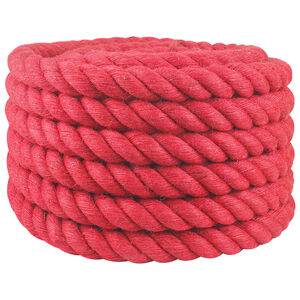 vidaXL Jutov&eacute; lano 60 mm Červen&aacute; 100% jute Tossa