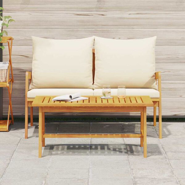 vidaXL Konferenční stolek Hnědá Masivní akáciové dřevo