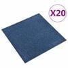 vidaXL Koberec 20 pcs Tmavě modr&aacute; 50 x 50 cm 100% polypropylen