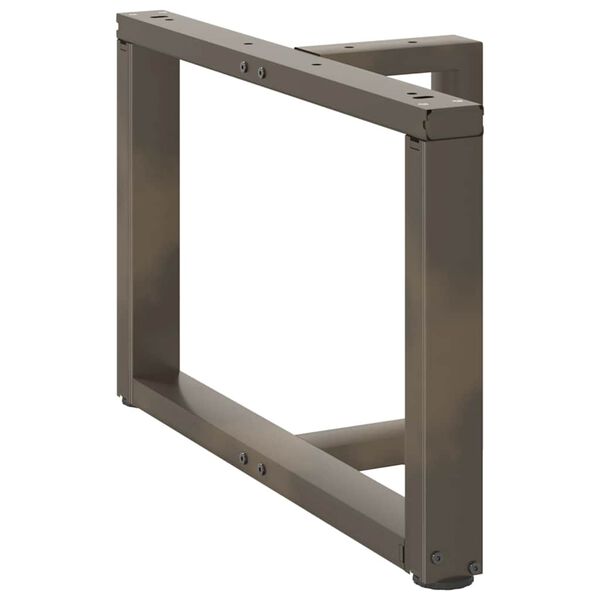 vidaXL Nohy konferenčn&iacute;ho stolku ve tvaru T, 2 ks, čern&eacute;, 70 x 25 x (42-43) cm, ocel