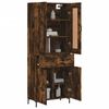 vidaXL Skříň highboard kouřový dub 69,5 x 34 x 180 cm kompozitní dřevo