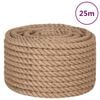 vidaXL Jutov&eacute; lano 25 m dlouh&eacute; 20 mm siln&eacute;