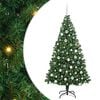 vidaXL Uměl&yacute; v&aacute;nočn&iacute; stromeček Zelen&aacute; 180 cm PVC, ocel a plast