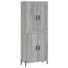 vidaXL Skř&iacute;ň highboard &scaron;ed&aacute; sonoma 69,5 x 34 x 180 cm kompozitn&iacute; dřevo
