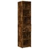 vidaXL Skř&iacute;ň highboard kouřov&yacute; dub 40 x 42,5 x 185 cm kompozitn&iacute; dřevo