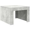 vidaXL Konferenčn&iacute; stolek betonově &scaron;ed&yacute; 50x50x35 cm kompozitn&iacute; dřevo