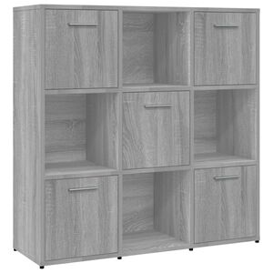 vidaXL Knihovna &scaron;ed&aacute; sonoma 90 x 30 x 90 cm kompozitn&iacute; dřevo