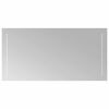 vidaXL LED koupelnov&eacute; zrcadlo Transparentn&iacute; 80 x 40 cm tvrzen&eacute; sklo