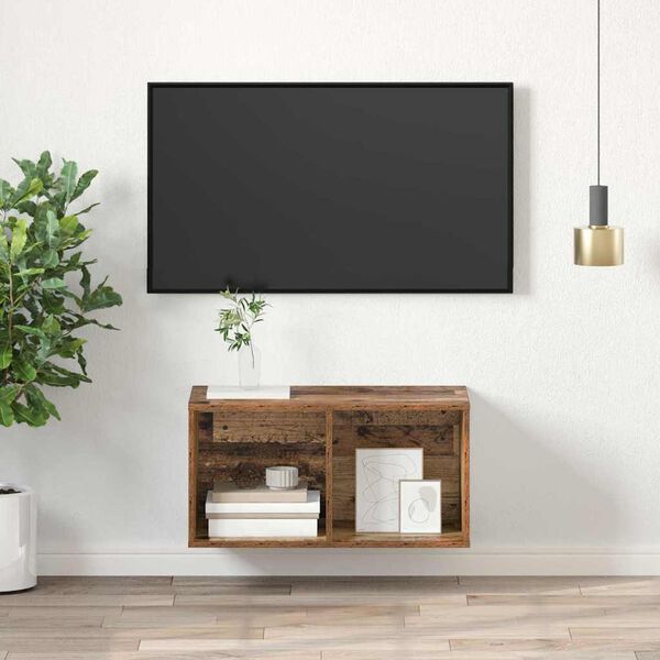 vidaXL Sestava TV skříněk Staré dřevo 37 x 37 x 72 cm kompozitní dřevo
