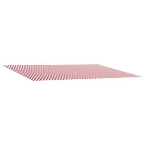 vidaXL N&aacute;hradn&iacute; l&aacute;tka na mark&yacute;zu Červen&aacute; a B&iacute;l&aacute; 400 &times; 300 cm Polyester