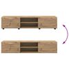 vidaXL Sestava TV skř&iacute;něk se z&aacute;suvkou Artisanov&yacute; dub kompozitn&iacute; dřevo