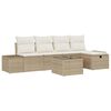 vidaXL Set pohovek 6 ks polyratan