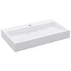 vidaXL Umyvadlo 80 x 46 x 11 cm miner&aacute;ln&iacute;/mramorov&yacute; kompozit b&iacute;l&eacute;
