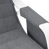 vidaXL Houpací křeslo tmavě šedé textil