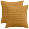 vidaXL Povlak na pol&scaron;t&aacute;ř 2 pcs HEERLEN Žlut&aacute; 30 x 30 cm man&scaron;estr