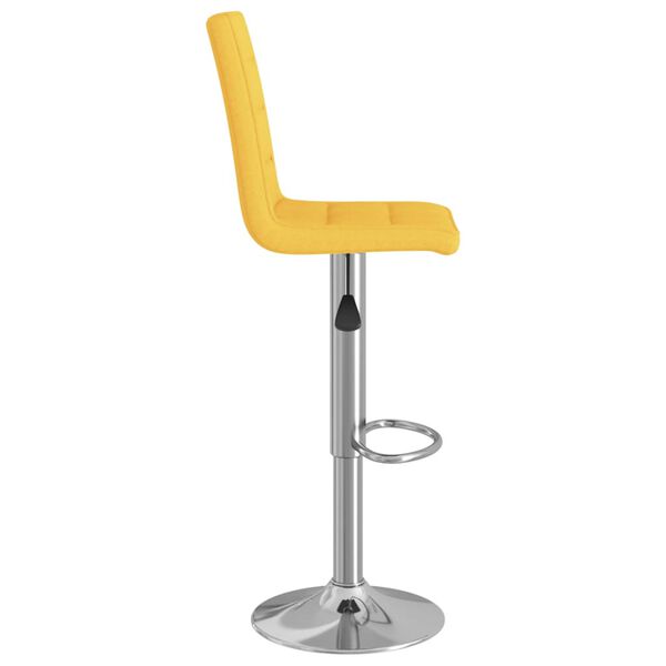 vidaXL Barov&aacute; židle hořčicově žlut&aacute; textil