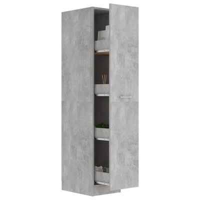 vidaXL Úložná skříňka betonově šedá 30 x 42,5 x 150 cm dřevotříska