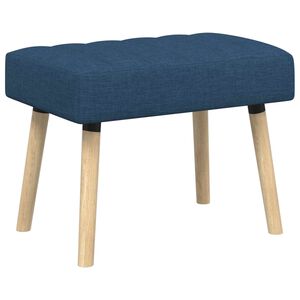 vidaXL Lavice s kan&aacute;lov&yacute;m pro&scaron;&iacute;v&aacute;n&iacute;m Modr&aacute; 60 x 40 x 45 cm Textil
