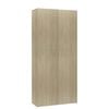 vidaXL Botn&iacute;k dub sonoma 80 x 35,5 x 180 cm kompozitn&iacute; dřevo