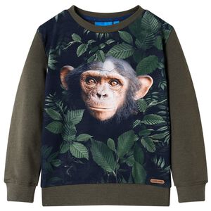 Dětsk&aacute; mikina khaki 104