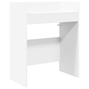 vidaXL DJ stůl B&iacute;l&aacute; 102 x 45 x 102 cm Kompozitn&iacute; dřevo