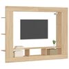 vidaXL TV skř&iacute;ňka dub sonoma 152 x 22 x 113 cm kompozitn&iacute; dřevo