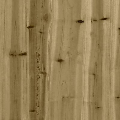 vidaXL Zahradní podnožka 62 x 63,5 x 53,5 cm impregnovaná borovice