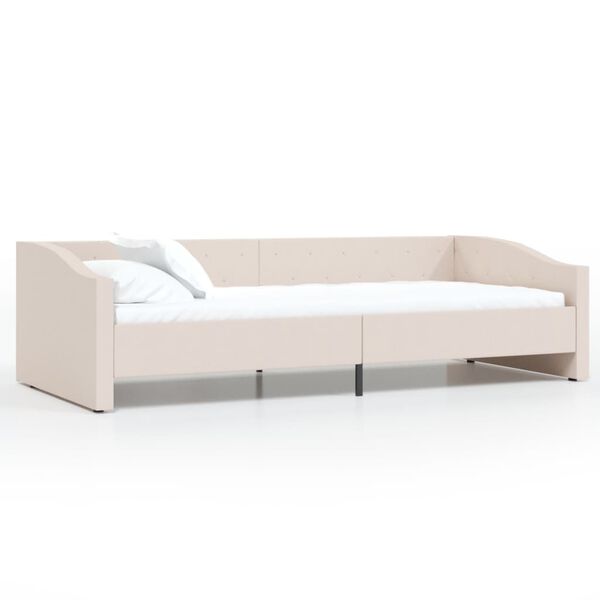 vidaXL V&aacute;lenda s USB kr&eacute;mov&aacute; textil 90 x 200 cm