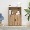 vidaXL Knihovna dub artisan 60x24x85 cm kompozitní dřevo