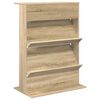 vidaXL Reg&aacute;l na časopisy Sonoma dub 70 x 41 x 96 cm Kompozitn&iacute; dřevo