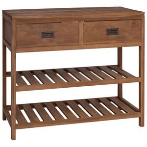 vidaXL Koupelnov&aacute; skř&iacute;ň Př&iacute;rodn&iacute; 90 x 45 x 75 cm Pevn&eacute; teakov&eacute; dřevo