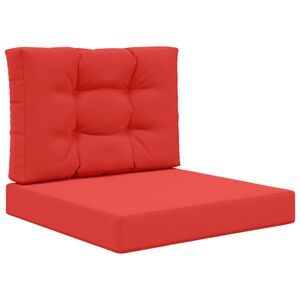 vidaXL Venkovn&iacute; pol&scaron;t&aacute;ř na pohovku 2 pcs Červen&aacute; Polyester