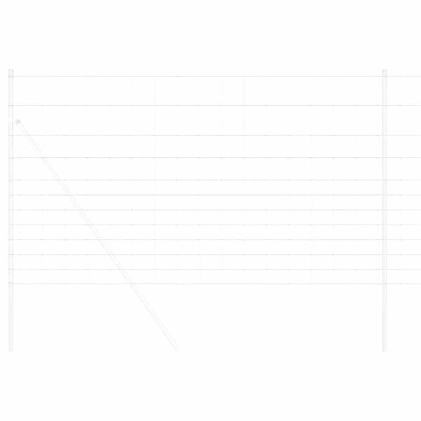 vidaXL Pastevní plot Šedá 1.4 x 10 m Ocel