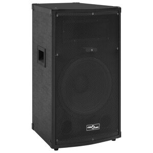 vidaXL Profesion&aacute;ln&iacute; pasivn&iacute; reproduktor hi-fi 150 W čern&yacute; 37x37x64cm